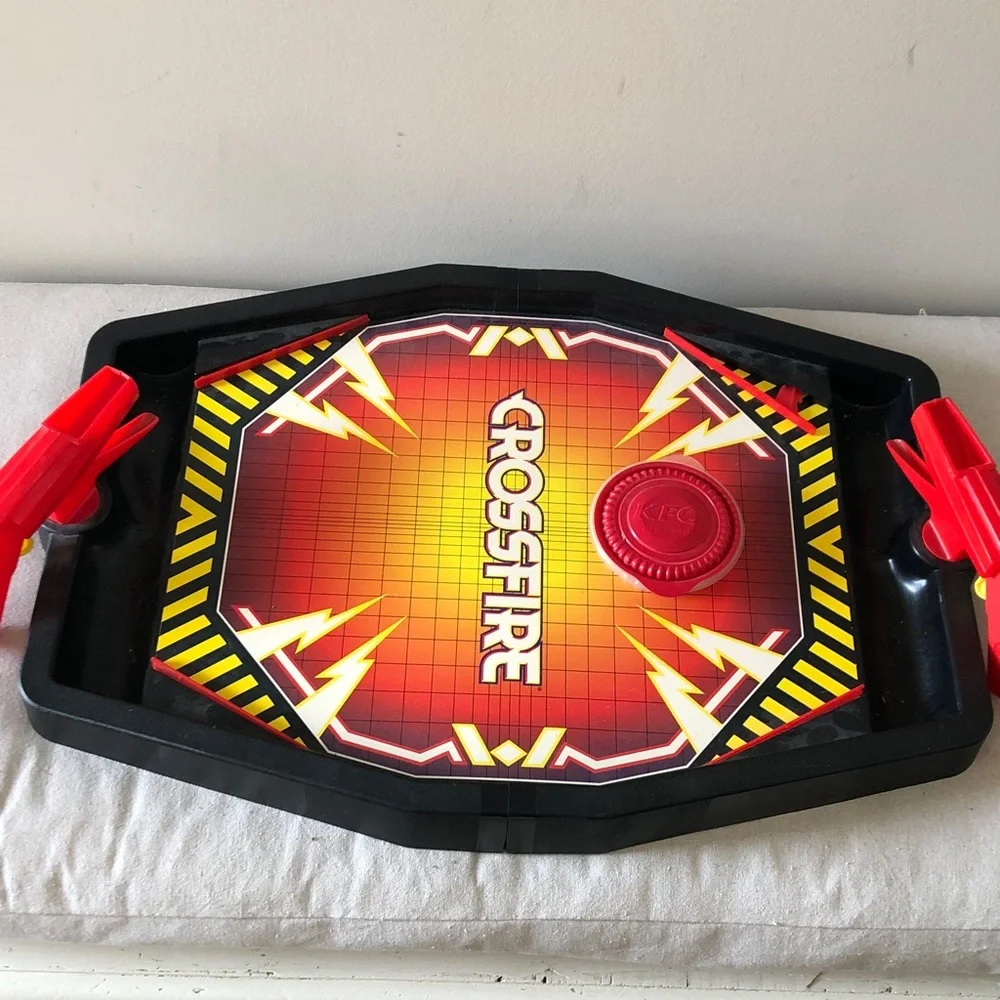 Vintage 1988 Crossfire The Rapid Shootout Game Milton Bradley Please Read